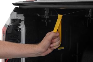 Ford Ranger Soft Roll Up Bed Cover - Rough Country - Matte Black - '24-'25